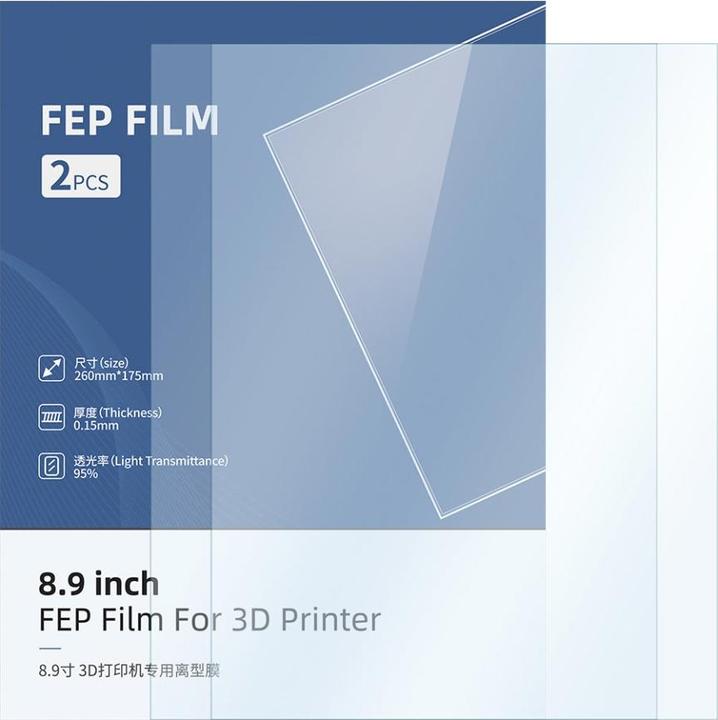 Produktbild Anycubic Photon Mono 6K, Mono X, Photon X FEP Film Folien 2er Set