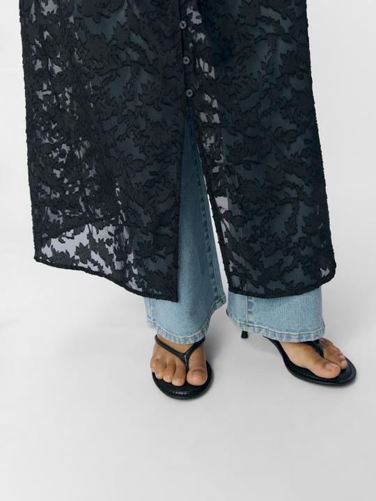 Produktbild Object Spitzen Maxikleid (42)