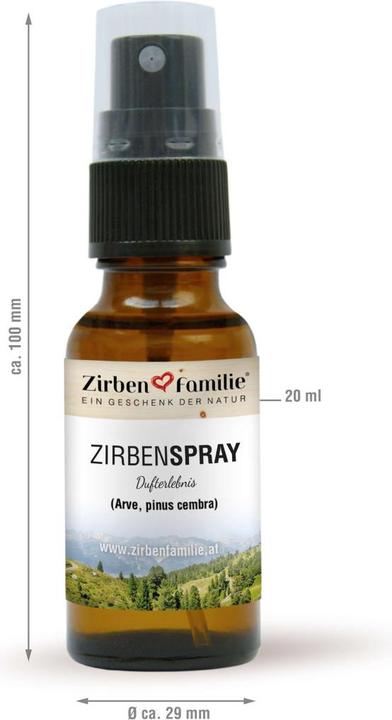 Produktbild ZirbenFamilie ZirbenSpray 20ml