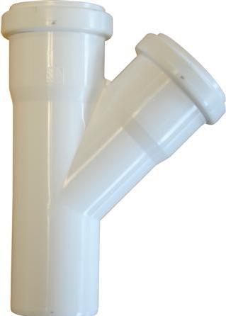 Immagine prodotto Csdk SL HTP offre 45 grader 50-50 mm con 2 muffer hvid