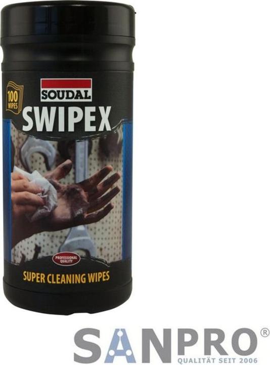 Produktbild Soudal Reinigungstücher Swipex Pack = 100 St (100 Stk.)