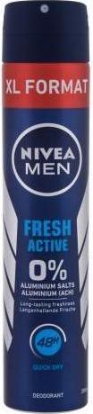 Actual product image NIVEA MEN Deodorant Spray For Men Men Fresh Active 200 Ml (Spray, 200 ml)