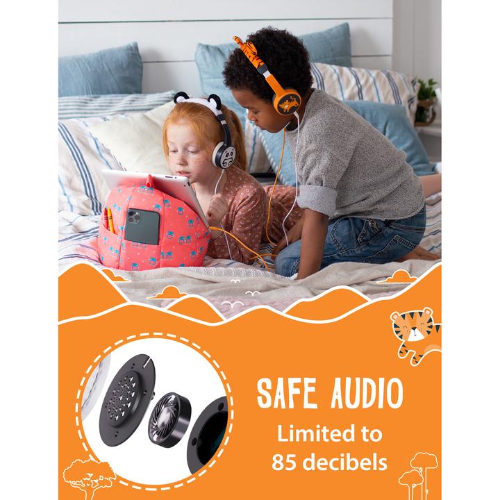 Image du produit Planet Buddies Casque d'écoute à caractère tigre avec fil