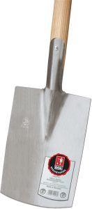 Immagine prodotto Ideal Vanga ideale "Pionier" misura 2 a forma di giardiniere con manico a T, argento/beige, 19,5 x 7 x
