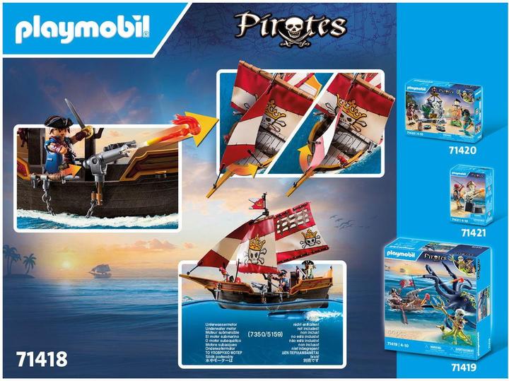 Immagine prodotto Playmobil Piccola nave pirata (71418, Pirati Playmobil)