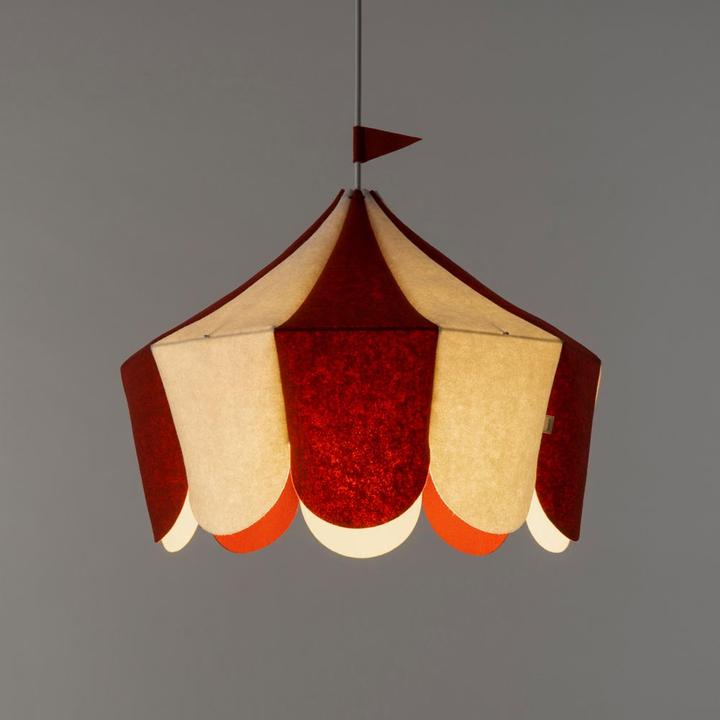 Actual product image Buokids Ceiling lamp Hanging lamp circus, red (E27)