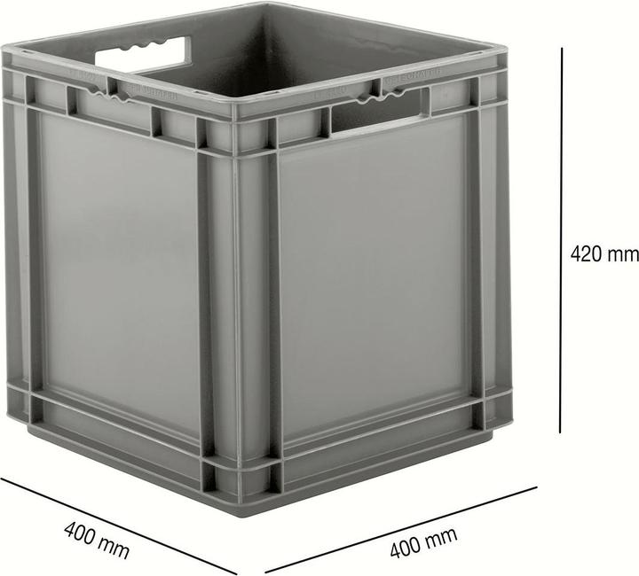 Produktbild Schäfer Shop Euro Box Serie EF 4440, aus PP, Inhalt 53,9 L, geschlossene Wände