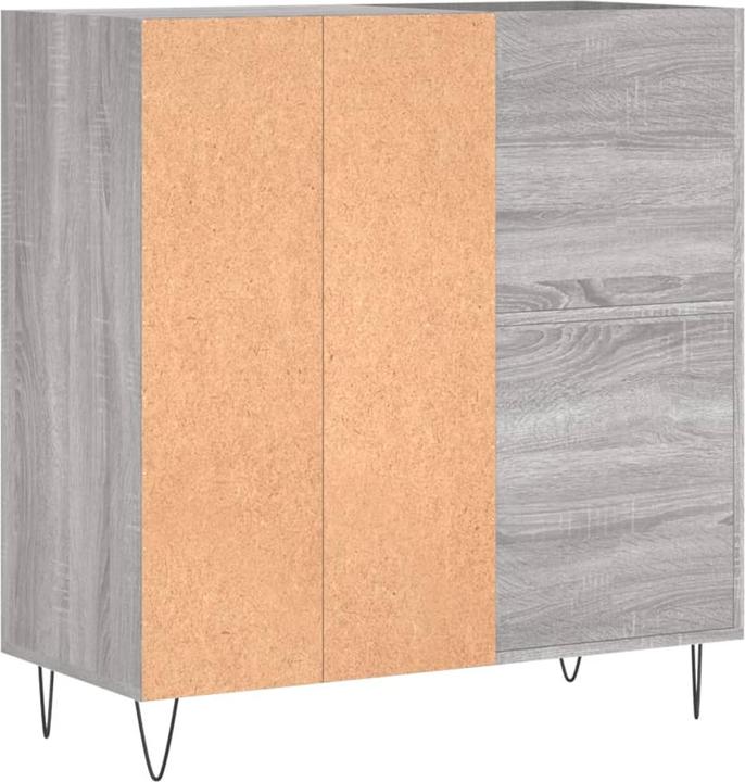 Produktbild VidaXL Plattenschrank Grau Sonoma 84,5x38x89 cm Holzwerkstoff