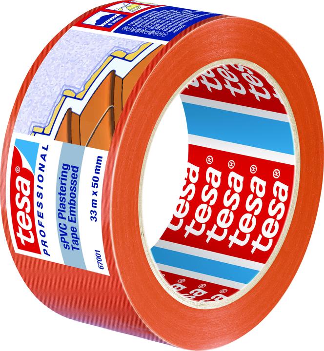 Image du produit tesa sPVC Bande d'enduit à rainures transversales (50 mm)