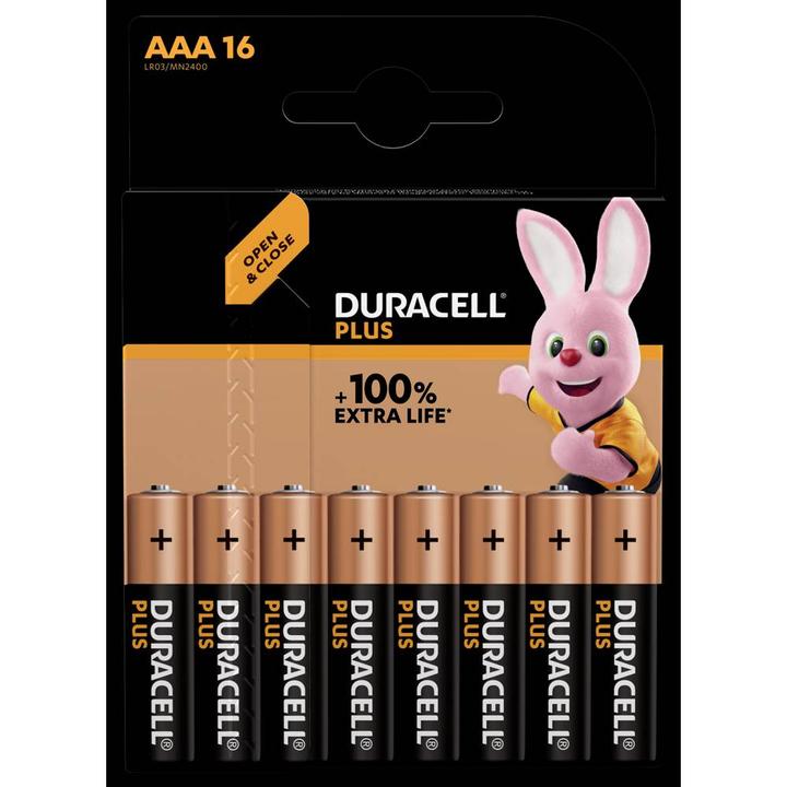 Produktbild Duracell Batterie Plus AAA (16 Stk., AAA)