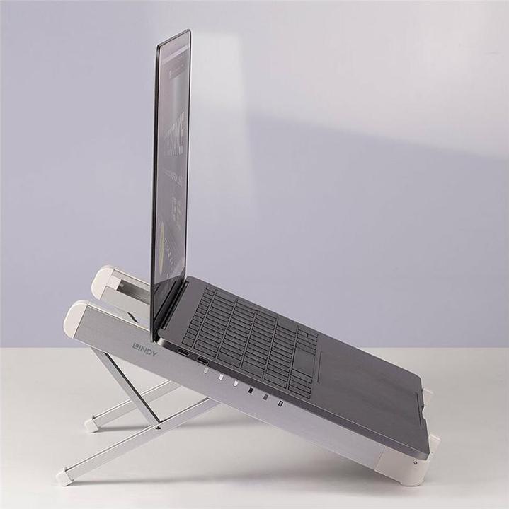Image du produit Lindy Support pliable pour ordinateur portable Support réglable en aluminium