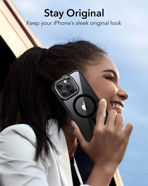Actual product image ESR Classic Hybrid HaloLock Case with Stash Stand (Apple iPhone 16 Pro)