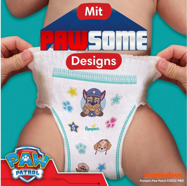 Actual product image Pampers Baby-Dry Pants Paw Patrol (Size 5, Monthly box, 160 Piece)