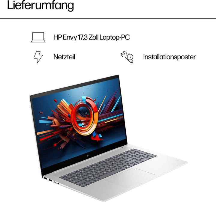 Produktbild HP Envy 17-da0177ng (17.30", Intel Core Ultra 7 155H, 32 GB, 1000 GB, DE)