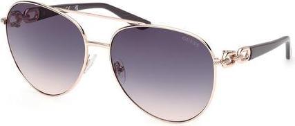 Actual product image Guess Women GU0015828W61 Sunglasses Shiny Rose Gold 61