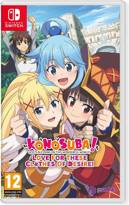 Immagine prodotto Pqube KONOSUBA: La benedizione di Dio su questo mondo meraviglioso! Amore per questi abiti di desiderio (Switch, Switch Lite, Switch OLED)