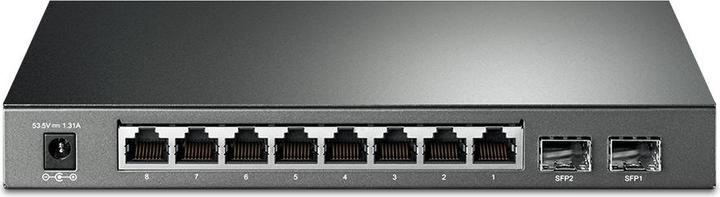Produktbild TP-Link (TL-SG2210P V5) JetStream 10-Port Gigabit Smart Switch with 8-Port PoE, 2 SFP Ports, Rackmount/Desk (10 Ports)