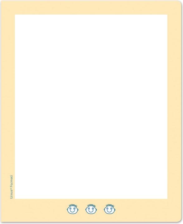 Image du produit Ursus Cahier créatif Quart 20BL lisse (19,5 x 24 cm, Blanc)