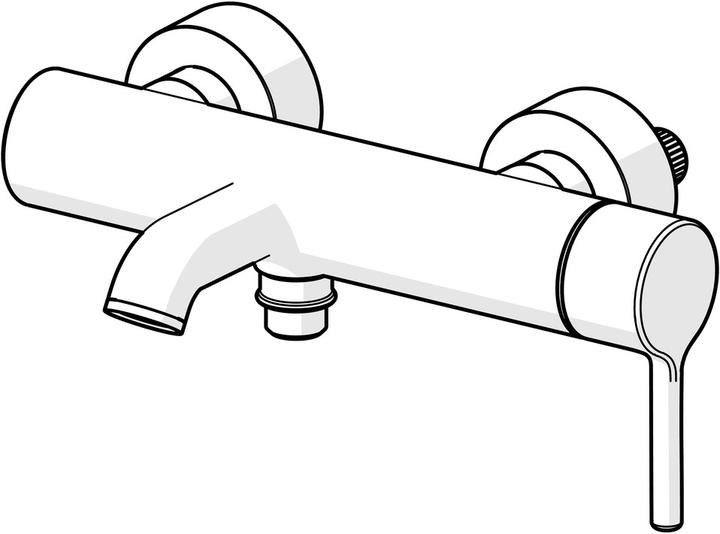 Produktbild Hansa HANSAVANTIS Style Wannen- und Brausearmatur, Ausladung 168 mm, 54442207