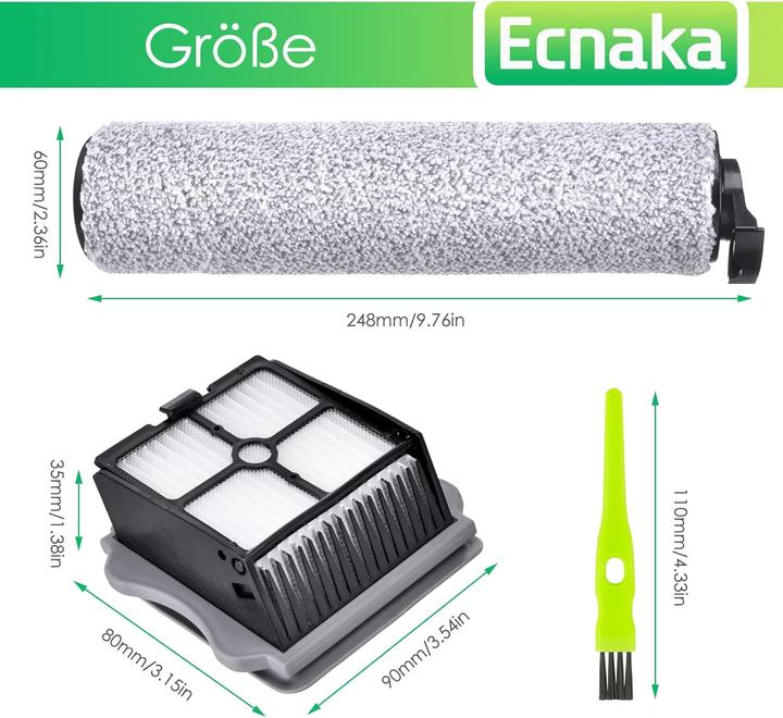 Actual product image Ecnaka 7-piece accessory set for Tineco iFloor3/Floor One S3