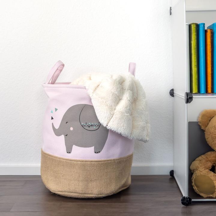 Produktbild Intirilife Aufbewahrungskorb Kinder für Wäsche Spielzeug (1 x, 37 x 37 x 41 cm)