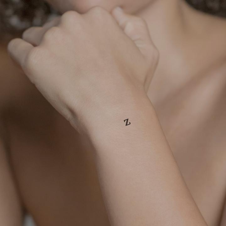 Image du produit minink Tatouage temporaire - Lettre majuscule : Z