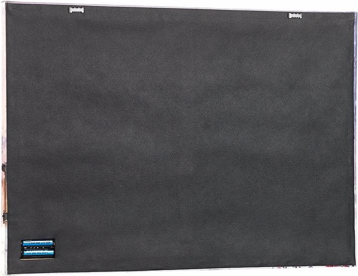 Produktbild Infactory LED-Wandbild, Weihnachts-Hundewelpen-Motiv (60 x 40 cm)