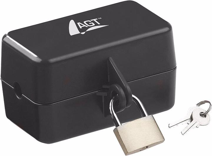 Produktbild AGT 4er-Set abschliessbare Stromstecker-Schutzbox inkl. Vorhängeschloss