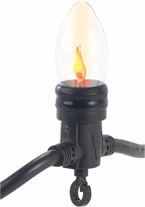 Image du produit Lunartec Lot de 2 chaînes lumineuses décoratives en optique de flamme (4.20 m)