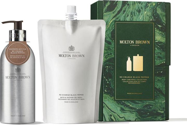 Molton Brown Re-Charge Black Pepper Geschenkset mit Aluflasche (Körperpflegeset)