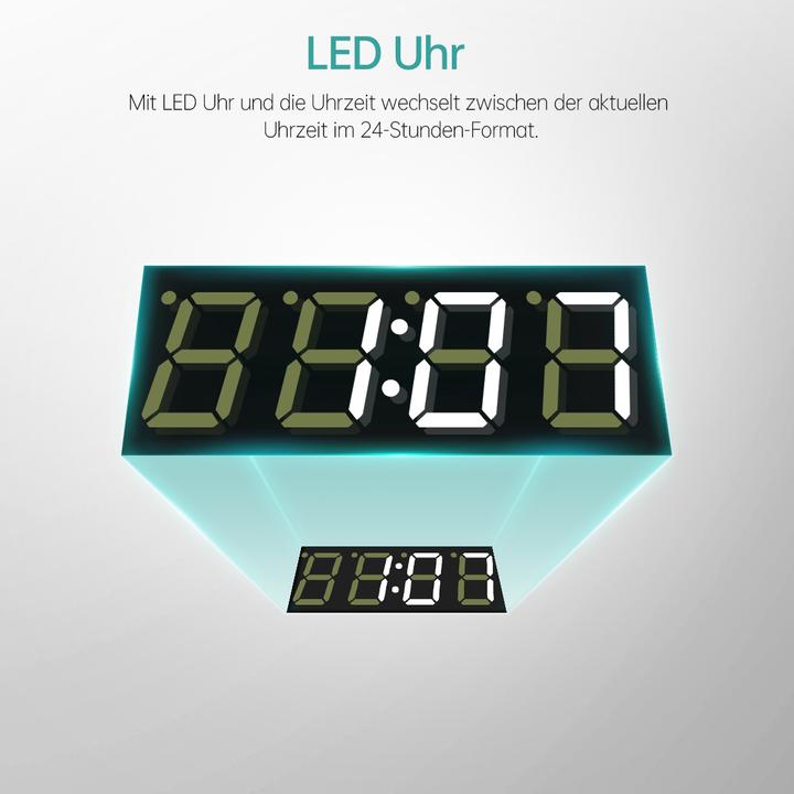Actual product image Emke Bathroom Mirror With Lighting 100*60cm, 3X Magnification, Fog-Free, 3 Colour Temperatures&Dimmable (100 x 60 cm)