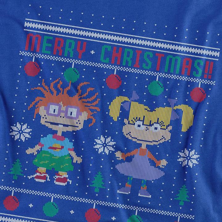 Immagine prodotto Rugrats Merry Ugly Felpa Chucky e Angelica Maglione di Natale Adulto Unisex (M)
