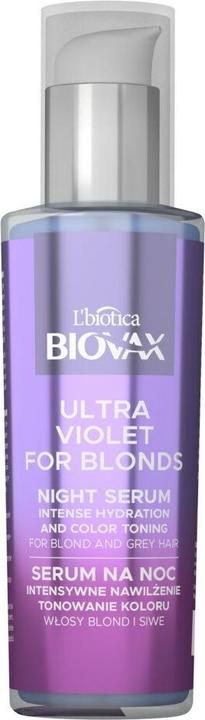 L´Biotica L'BIOTICA Biovax Ultra Violet for Blonds Nachtserum Intensive (100 ml)