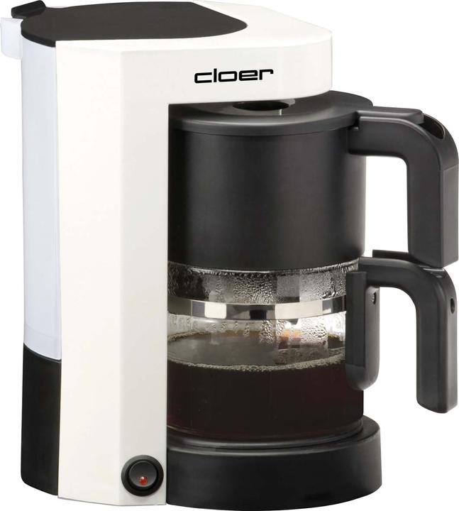 Cloer 5981 Filterkaffee-Automat mit Warmhaltefunktion / 800 W / 5 Tassen / Filtergrösse 1x2