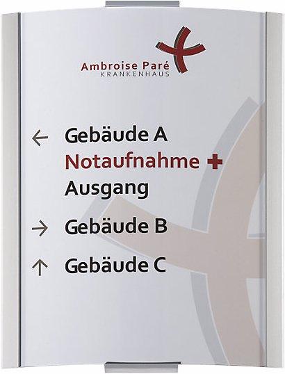 Produktbild Moedel FRANKFURT™ Wegweiser, DIN A3, hoch, HxB 420 x 317 mm, Gewicht 1,96 kg
