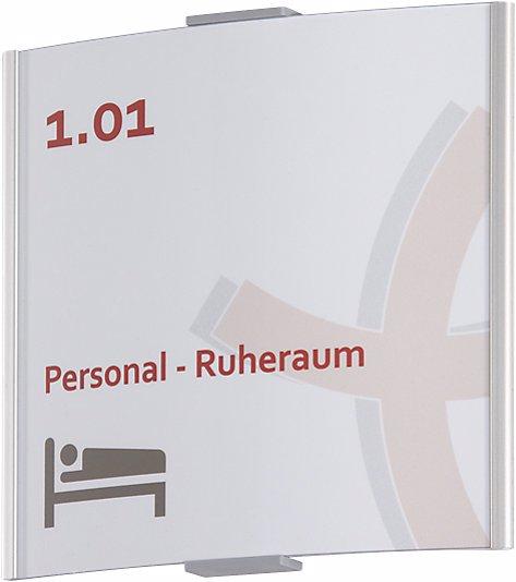 Produktbild Moedel FRANKFURT™ Türschild, Höhe 148 mm, Breite 155 mm, Gewicht 0,15 kg