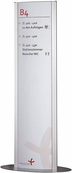 Produktbild Moedel FRANKFURT™ Innenaufsteller, HxB 1800 x 500 mm, Sichtformat, HxB 1800 x 420 mm (A3)