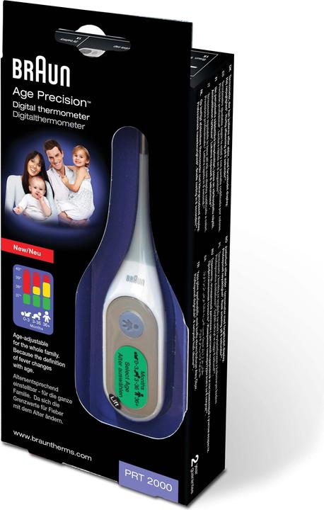 Actual product image Braun Prt 2000 (Armpit, Mouth, Rectal)