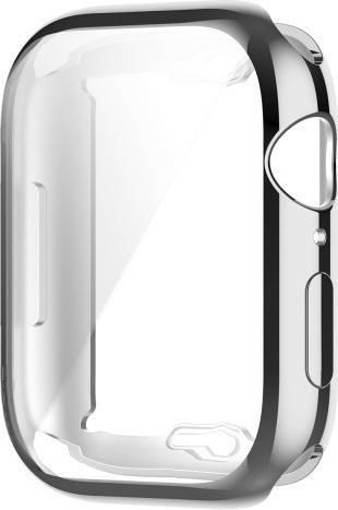Actual product image Cover-Discount Apple Watch 45mm - Rubber Protection Case silver