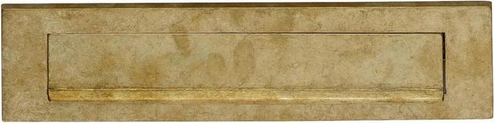 Intersteel Cassetta per le lettere rettangolare ottone LxH 325/77 mm ottone naturale con sportello