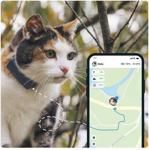 Immagine prodotto Tractive CAT Mini Localizzatore GPS per gatti (Gatto, Generale)