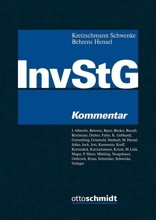 Actual product image Investmentsteuergesetz (German, Martin Klein, Stefan Behrens, Matthias Hensel, Jens Kretzschmann, Michael Schwenke, 2023)