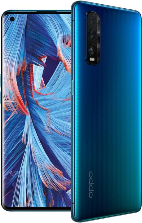 Produktbild OPPO Find X2 (256 GB, Ocean, 6.70", Single SIM, 48 Mpx, 5G)