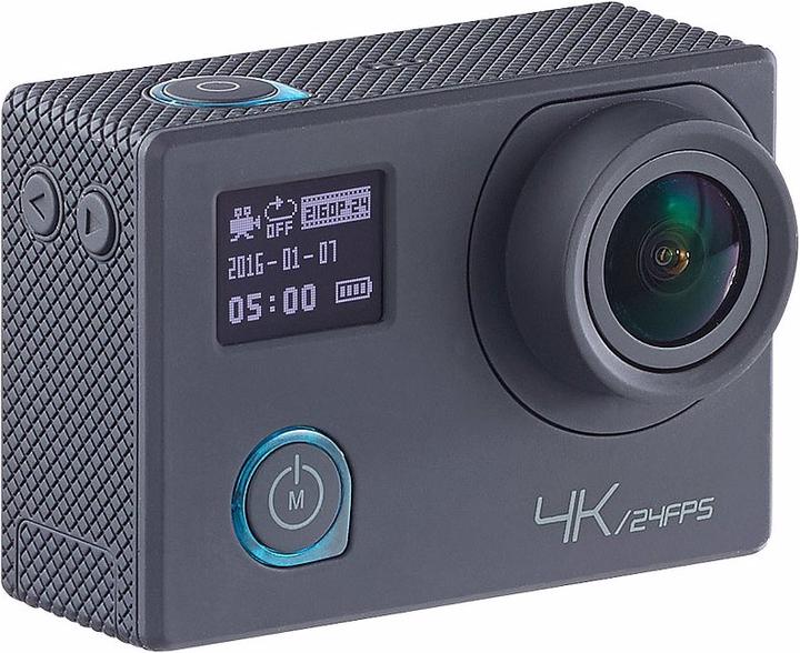 Produktbild Somikon 4K-Action-Cam für UHD-Videos mit 2 Displays (24p, 4K, WLAN)