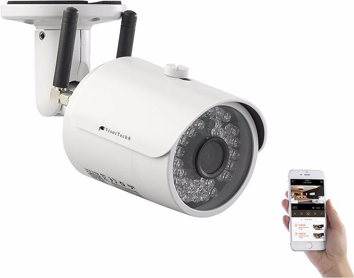 Produktbild VisorTech Outdoor-IP-HD-Überwachungskamera mit GSM & 3G