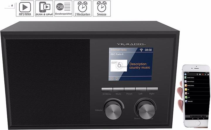 Image du produit VR-Radio WLAN Radio Internet (Webradio, WiFi)