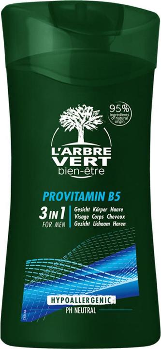 Immagine prodotto L'arbre vert Eco Shower Cream Man 3-in-1 tedesco/francese (250 ml)