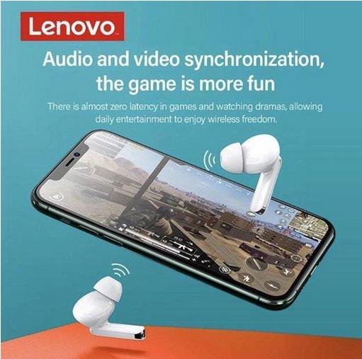 Actual product image Lenovo XT90 TWS earphones (black) (3 h, Wireless)