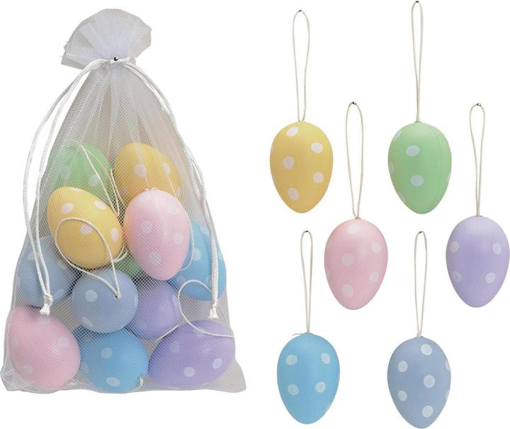 G. Wurm Cintre Oeufs de Pâques colorés, 12 pièces (12 x, 4.5 x 22 x 18 cm)