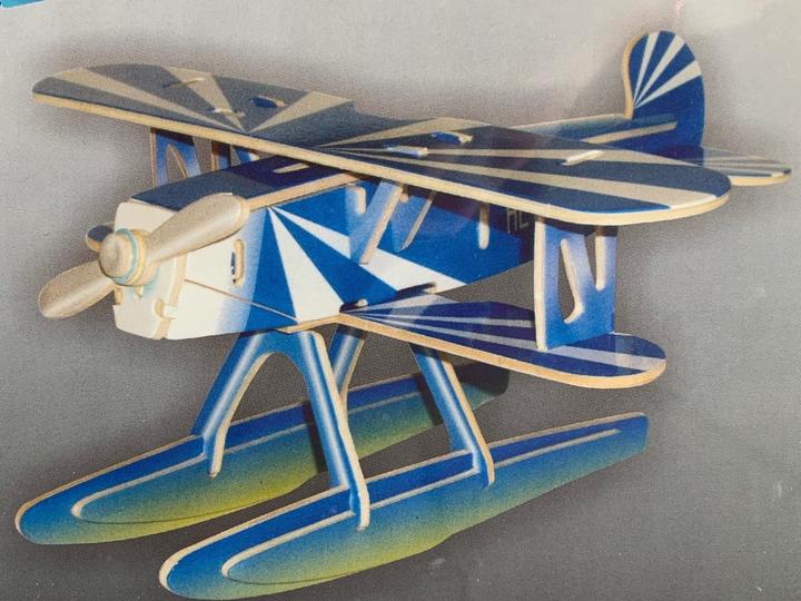 Image du produit Cover-Discount DIY Kit de bricolage en bois Avion Hélicoptère